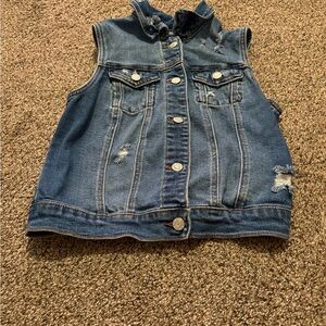 Women’s wax jeans vest